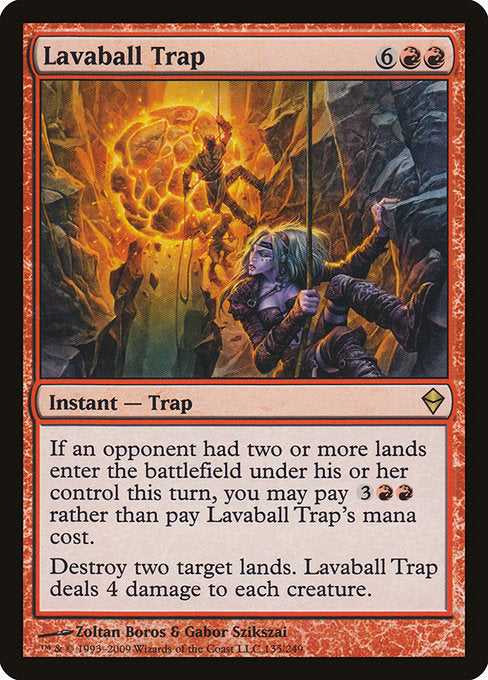 Lavaball Trap [Zendikar] - Evolution TCG