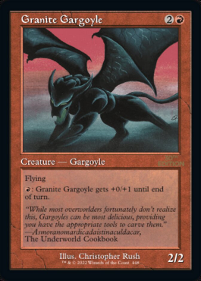 Granite Gargoyle (Retro) [30th Anniversary Edition] - Evolution TCG