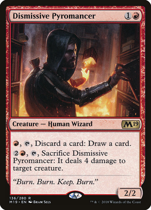 Dismissive Pyromancer [Core Set 2019] - Evolution TCG