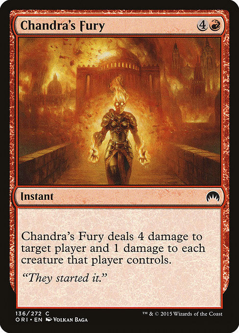 Chandra's Fury [Magic Origins] - Evolution TCG