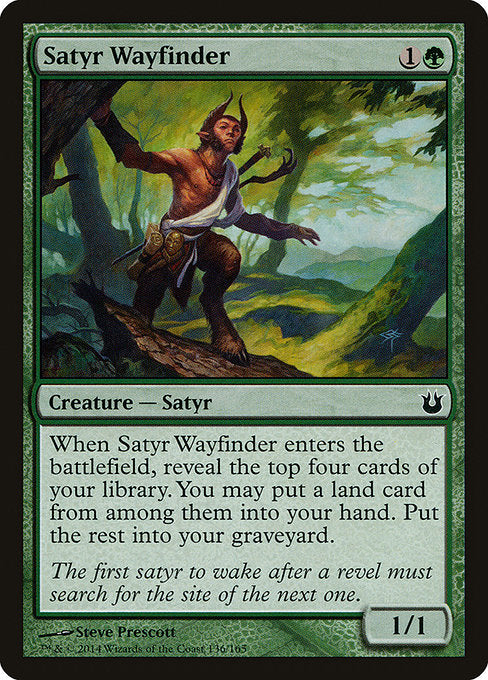 Satyr Wayfinder [Born of the Gods] - Evolution TCG