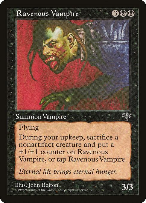 Ravenous Vampire [Mirage] - Evolution TCG