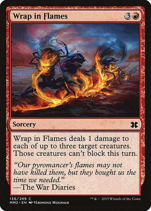 Wrap in Flames [Modern Masters 2015] - Evolution TCG