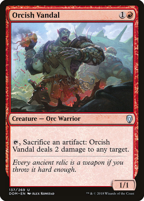 Orcish Vandal [Dominaria] - Evolution TCG