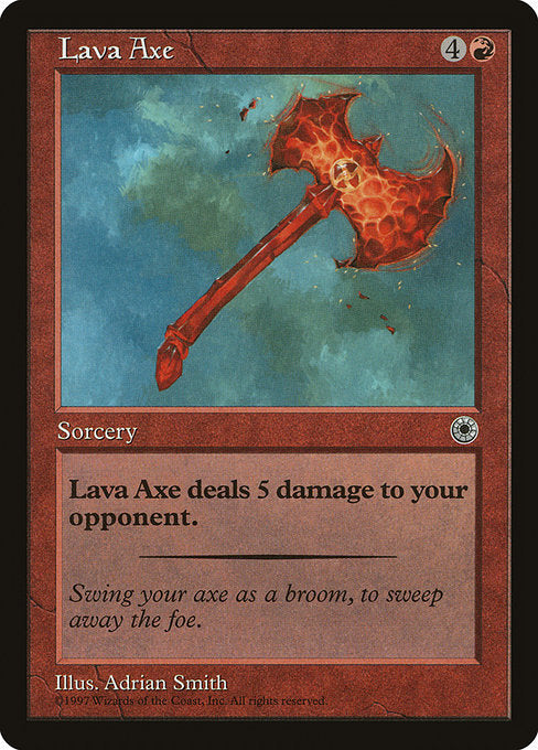 Lava Axe [Portal] - Evolution TCG