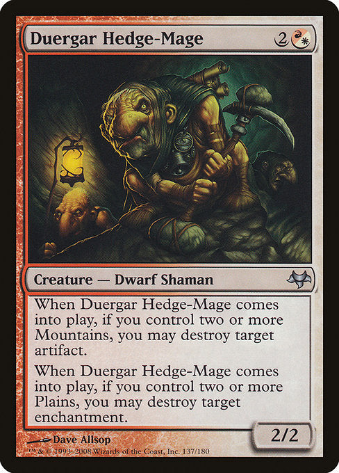 Duergar Hedge-Mage [Eventide] - Evolution TCG