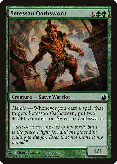 Setessan Oathsworn [Born of the Gods] - Evolution TCG