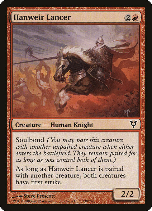 Hanweir Lancer [Avacyn Restored] - Evolution TCG