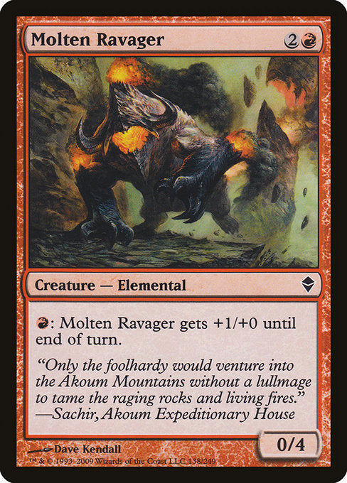 Molten Ravager [Zendikar] - Evolution TCG