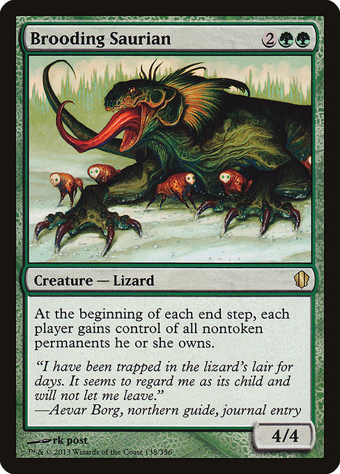 Brooding Saurian [Commander 2013] - Evolution TCG