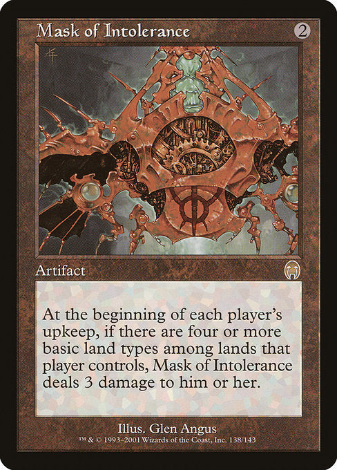 Mask of Intolerance [Apocalypse] - Evolution TCG