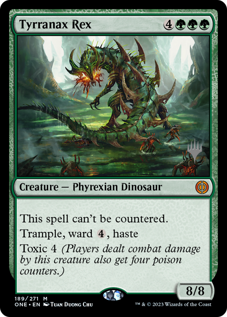 Tyrranax Rex (Promo Pack) [Phyrexia: All Will Be One Promos] - Evolution TCG