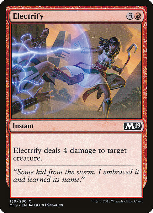 Electrify [Core Set 2019] - Evolution TCG