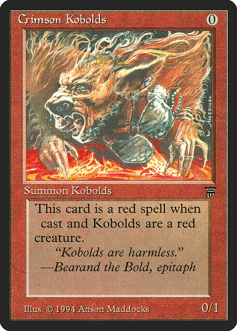 Crimson Kobolds [Legends] - Evolution TCG