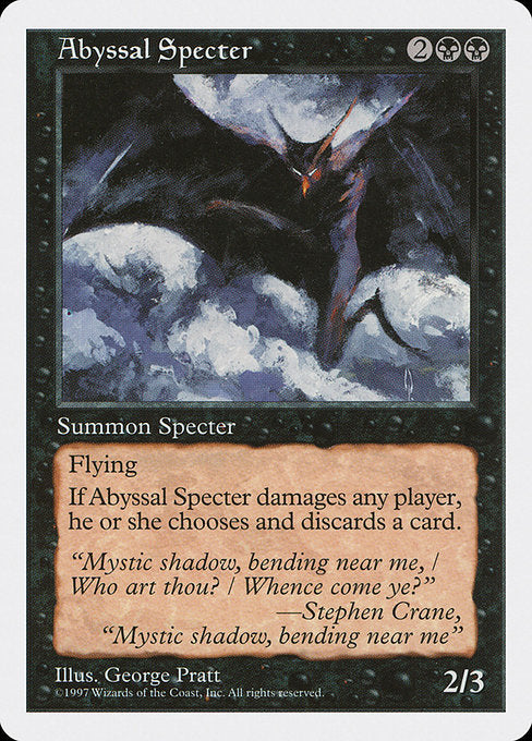 Abyssal Specter [Fifth Edition] - Evolution TCG