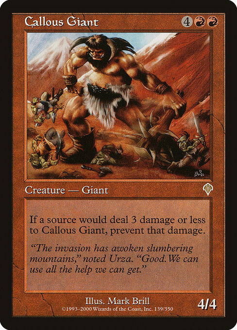Callous Giant [Invasion] - Evolution TCG