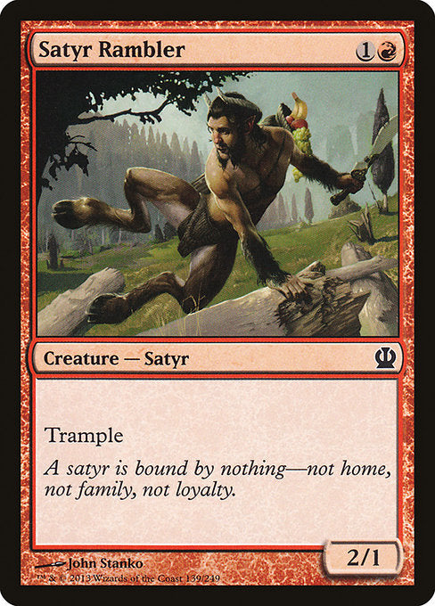 Satyr Rambler [Theros] - Evolution TCG