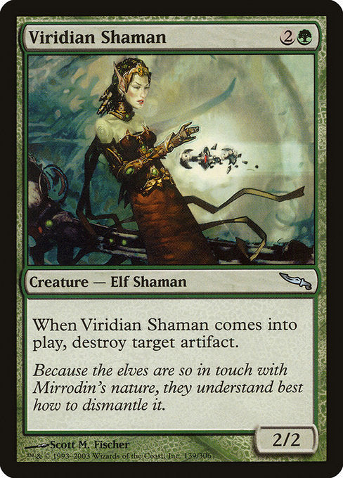 Viridian Shaman [Mirrodin] - Evolution TCG