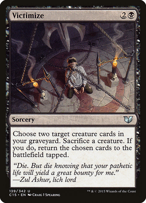 Victimize [Commander 2015] - Evolution TCG