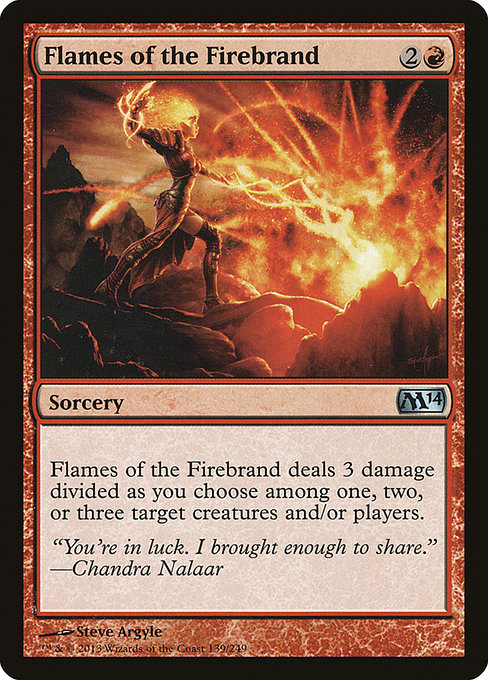 Flames of the Firebrand [Magic 2014] - Evolution TCG