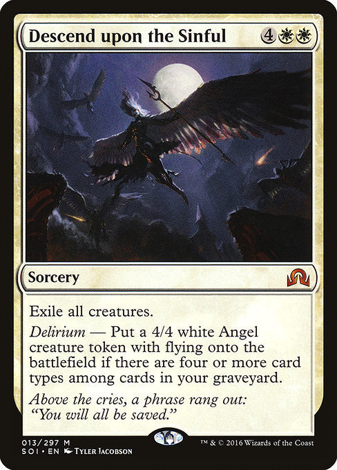 Descend upon the Sinful [Shadows over Innistrad] - Evolution TCG