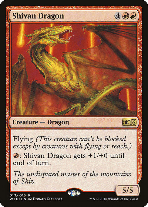 Shivan Dragon [Welcome Deck 2016] - Evolution TCG