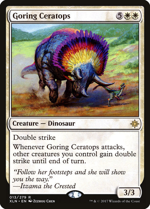 Goring Ceratops [Ixalan] - Evolution TCG