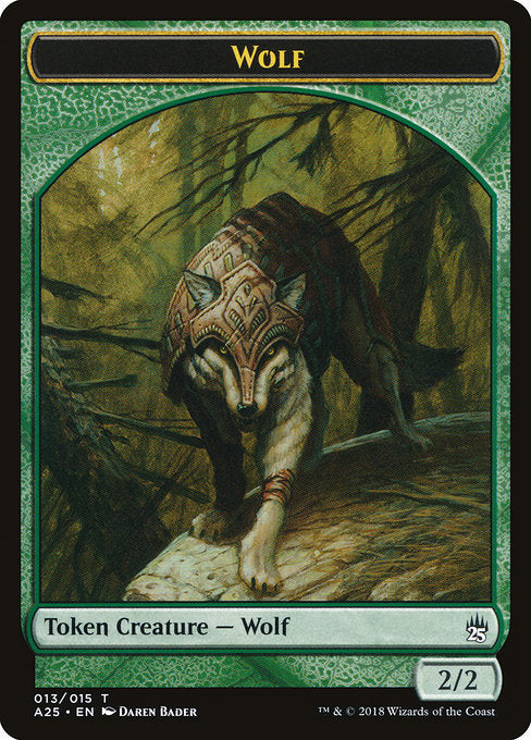 Wolf [Masters 25 Tokens] - Evolution TCG
