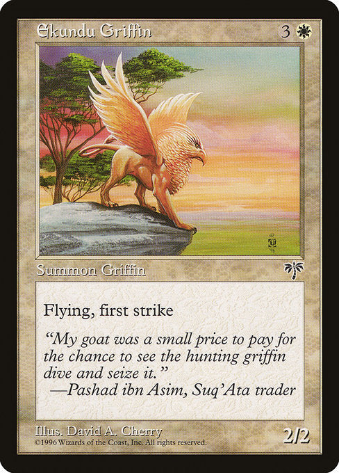 Ekundu Griffin [Mirage] - Evolution TCG