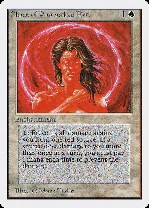 Circle of Protection: Red [Unlimited Edition] - Evolution TCG