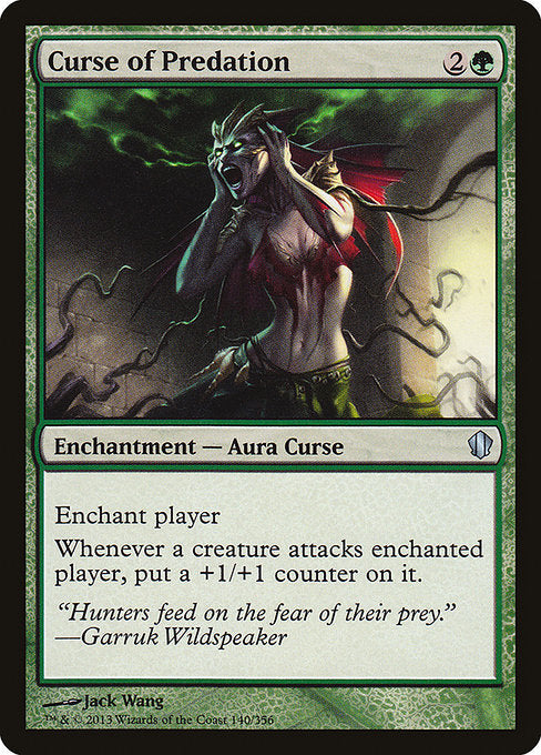 Curse of Predation [Commander 2013] - Evolution TCG