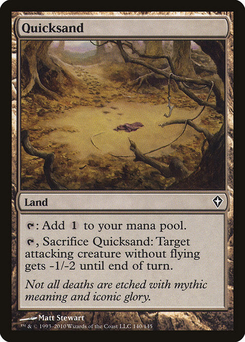 Quicksand [Worldwake] - Evolution TCG