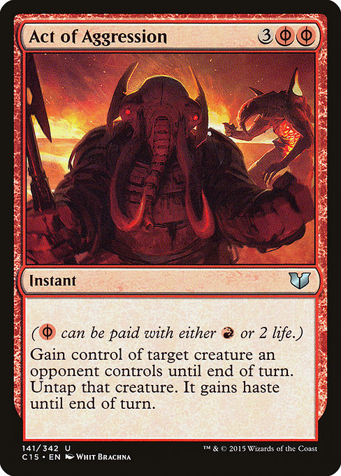 Act of Aggression [Commander 2015] - Evolution TCG