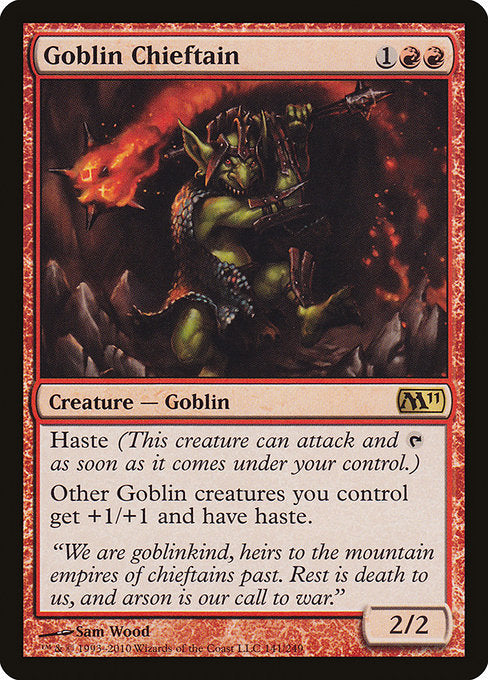 Goblin Chieftain [Magic 2011] - Evolution TCG