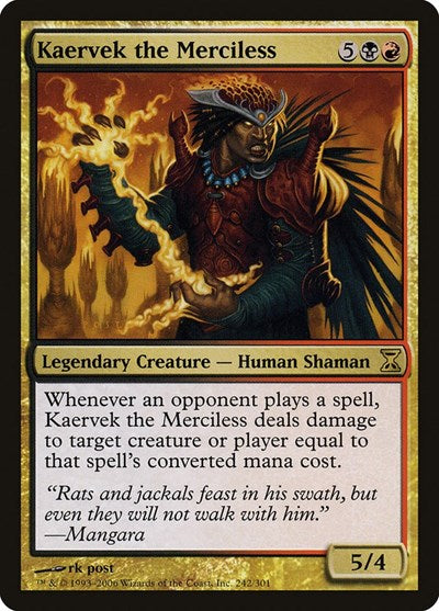 Kaervek the Merciless [Time Spiral] - Evolution TCG