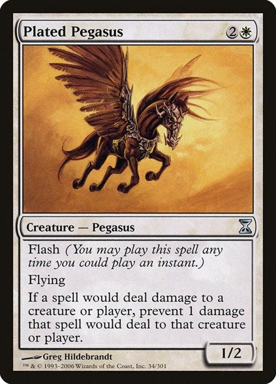 Plated Pegasus [Time Spiral] - Evolution TCG