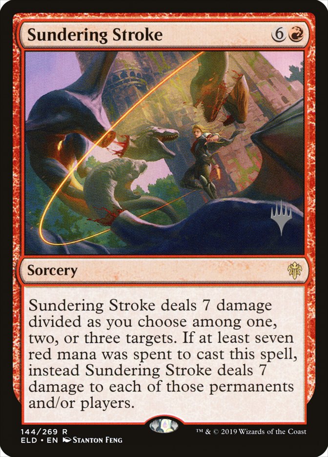 Sundering Stroke (Promo Pack) [Throne of Eldraine Promos] - Evolution TCG