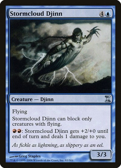 Stormcloud Djinn [Time Spiral] - Evolution TCG