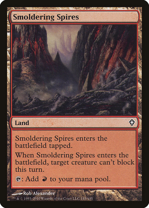 Smoldering Spires [Worldwake] - Evolution TCG