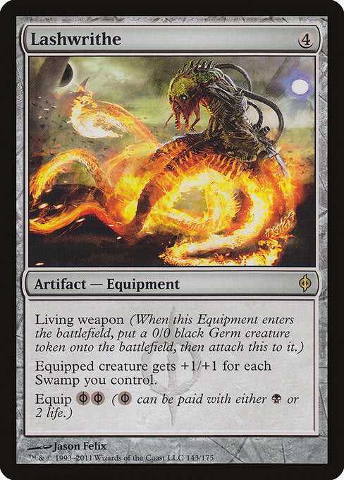 Lashwrithe [New Phyrexia] - Evolution TCG