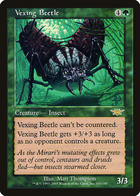 Vexing Beetle [Legions] - Evolution TCG