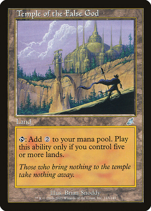 Temple of the False God [Scourge] - Evolution TCG