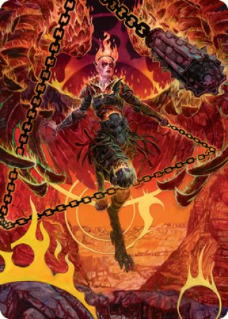 Zariel, Archduke of Avernus Art Card [Dungeons & Dragons: Adventures in the Forgotten Realms Art Series] - Evolution TCG