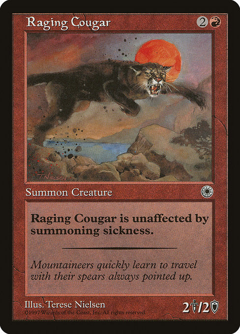 Raging Cougar [Portal] - Evolution TCG
