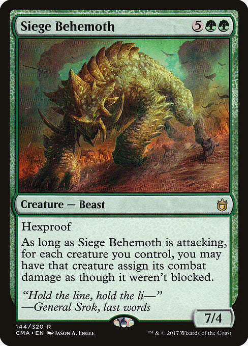 Siege Behemoth [Commander Anthology] - Evolution TCG