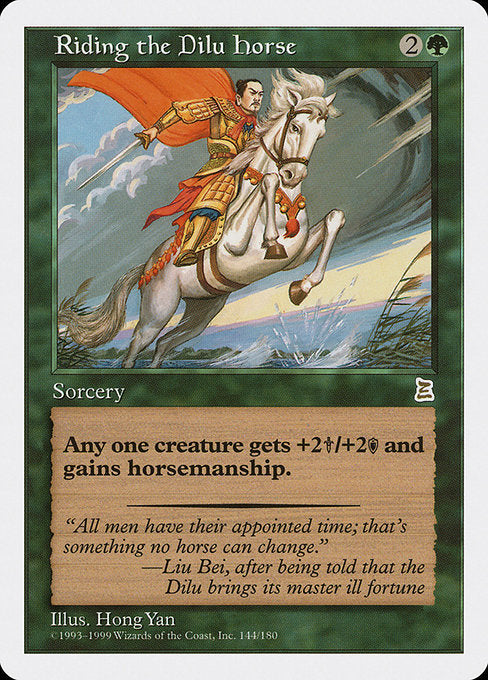 Riding the Dilu Horse [Portal Three Kingdoms] - Evolution TCG