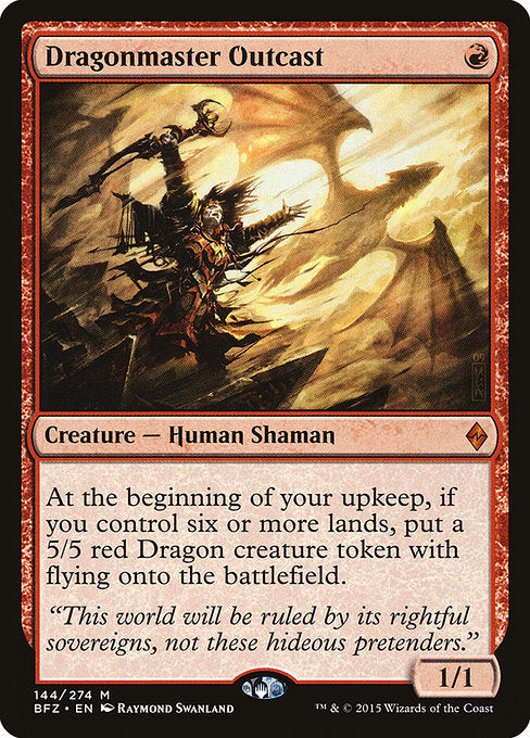 Dragonmaster Outcast [Battle for Zendikar] - Evolution TCG