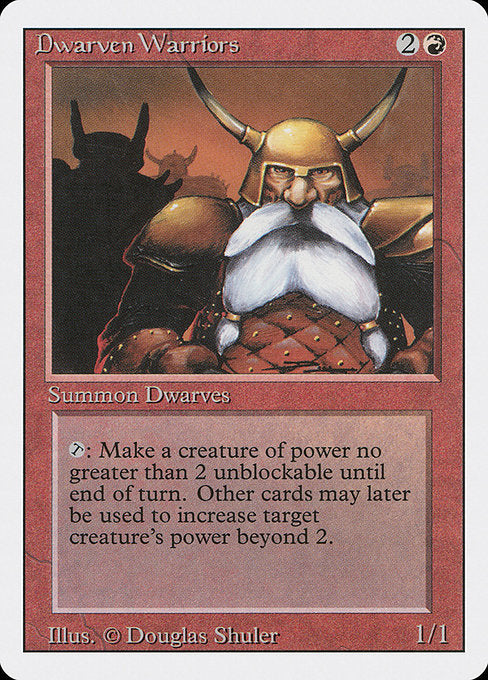 Dwarven Warriors [Revised Edition] - Evolution TCG