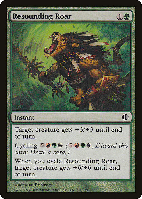 Resounding Roar [Shards of Alara] - Evolution TCG