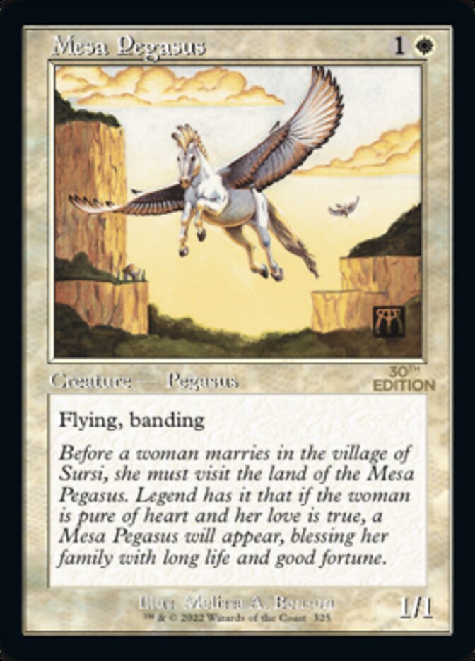 Mesa Pegasus (Retro) [30th Anniversary Edition] - Evolution TCG